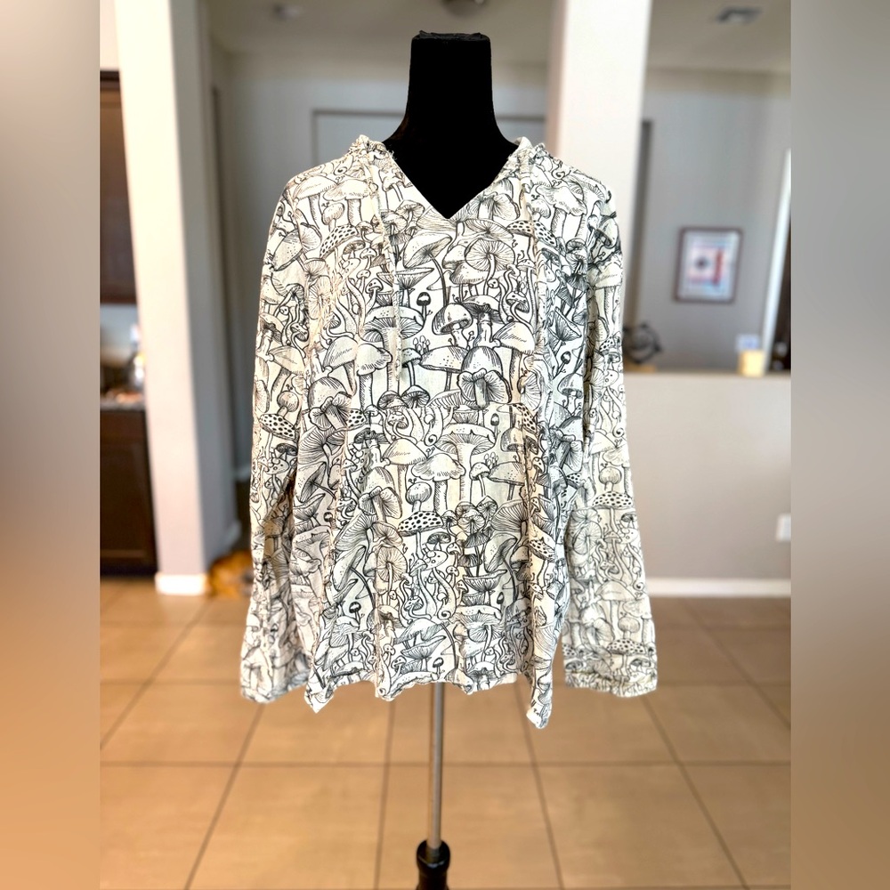 Kathmandu Imports Mushroom Sweatshirt size L